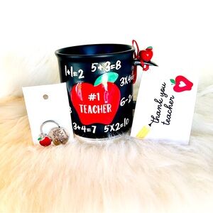 Best Teacher Coffee Mug Gift Set